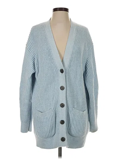 Pre-owned Jcrew Cardigan Sweater In Blue
