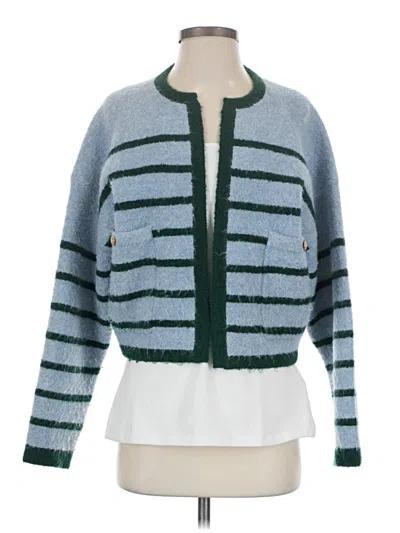 Pre-owned Jcrew Cardigan Sweater In Blue