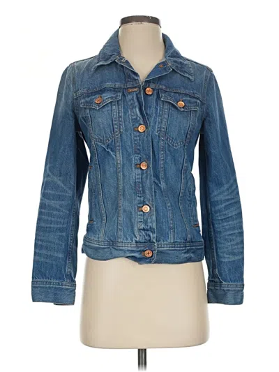 Pre-owned Jcrew Cardigan Sweater In Blue