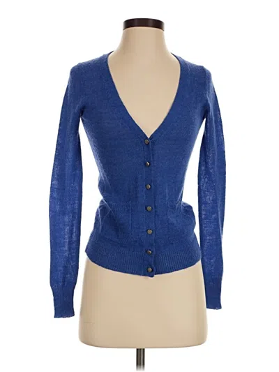 Pre-owned Jcrew Cardigan Sweater In Blue