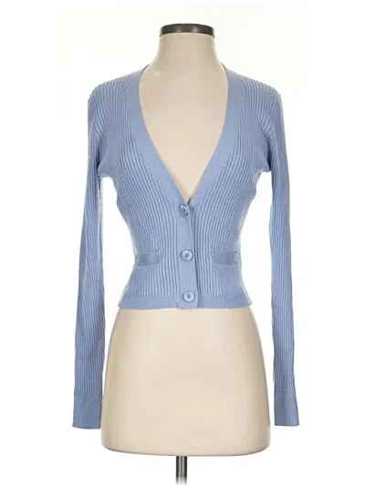 Pre-owned Jcrew Cardigan Sweater In Blue
