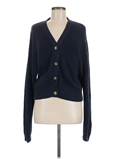 Pre-owned Jcrew Cardigan Sweater In Blue