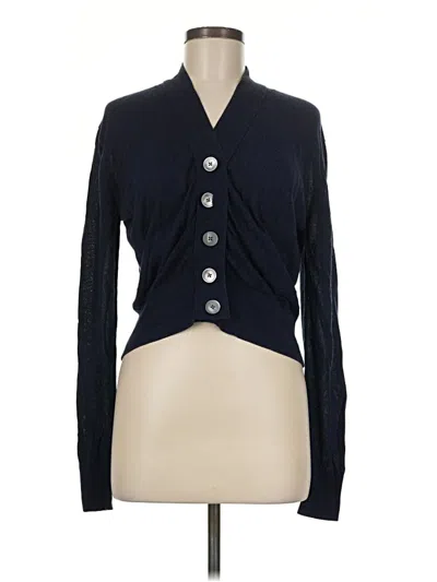 Pre-owned Jcrew Cardigan Sweater In Blue