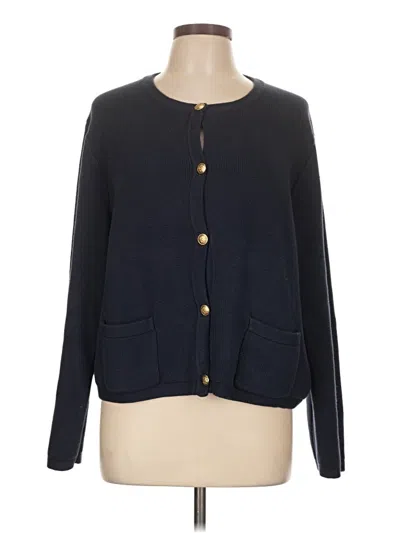Pre-owned Jcrew Cardigan Sweater In Blue