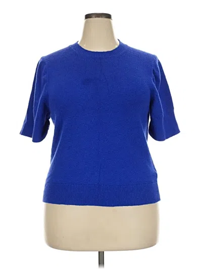 Pre-owned Jcrew Cardigan Sweater In Blue