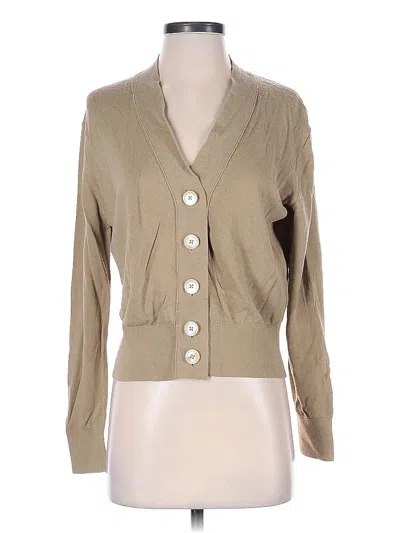 Pre-owned Jcrew Cardigan Sweater In Brown