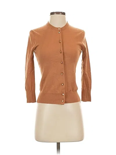 Pre-owned Jcrew Cardigan Sweater In Brown