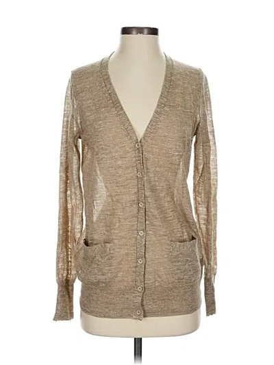 Pre-owned Jcrew Cardigan Sweater In Brown