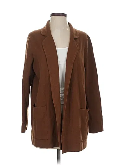 Pre-owned Jcrew Cardigan Sweater In Brown