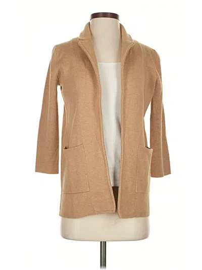 Pre-owned Jcrew Cardigan Sweater In Brown