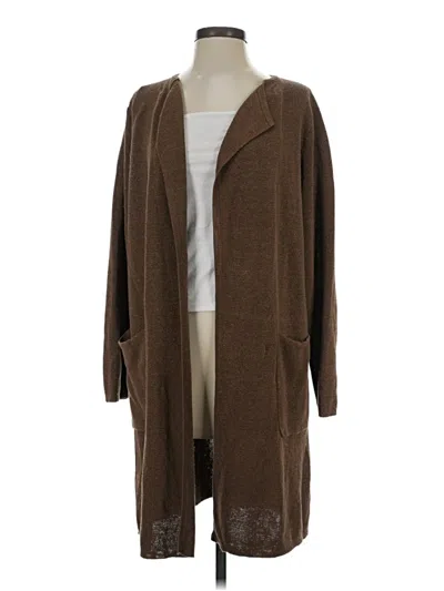 Pre-owned Jcrew Cardigan Sweater In Brown