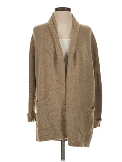 Pre-owned Jcrew Cardigan Sweater In Brown