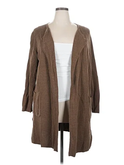 Pre-owned Jcrew Cardigan Sweater In Brown