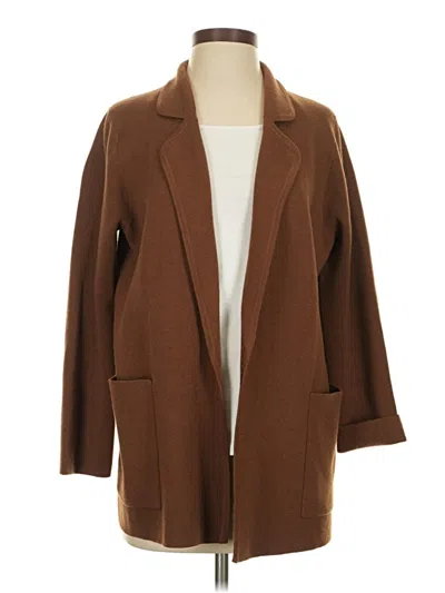 Pre-owned Jcrew Cardigan Sweater In Brown