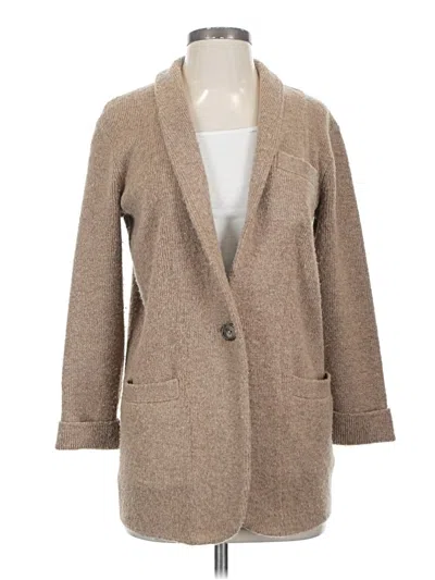 Pre-owned Jcrew Cardigan Sweater In Brown