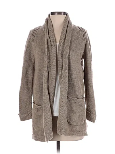Pre-owned Jcrew Cardigan Sweater In Brown