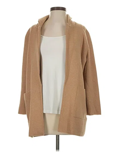 Pre-owned Jcrew Cardigan Sweater In Brown