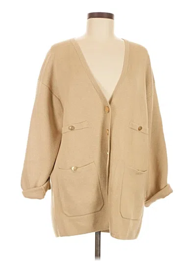 Pre-owned Jcrew Cardigan Sweater In Brown