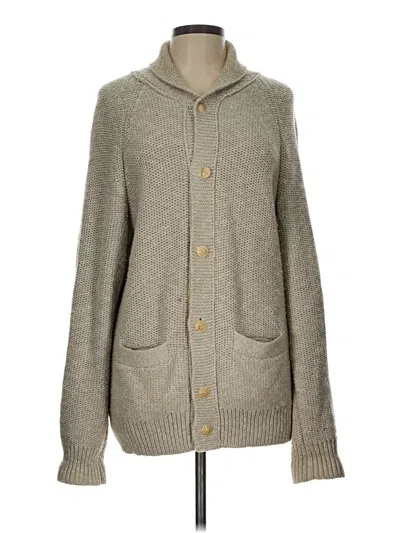 Pre-owned Jcrew Cardigan Sweater In Brown
