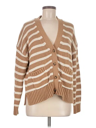 Pre-owned Jcrew Cardigan Sweater In Brown