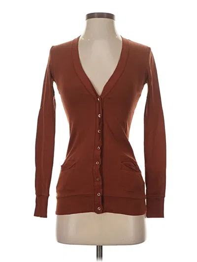 Pre-owned Jcrew Cardigan Sweater In Brown