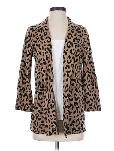 Pre-owned Jcrew Cardigan Sweater In Brown