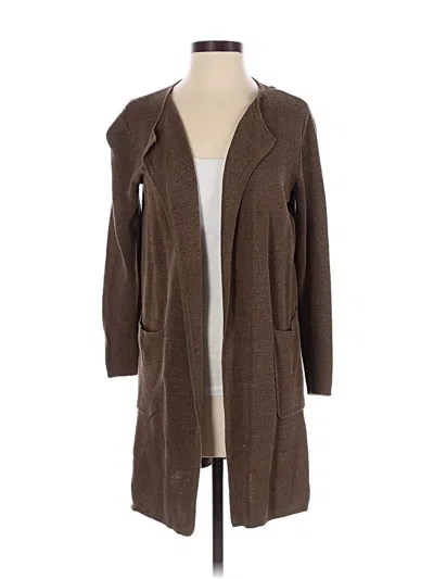 Pre-owned Jcrew Cardigan Sweater In Brown
