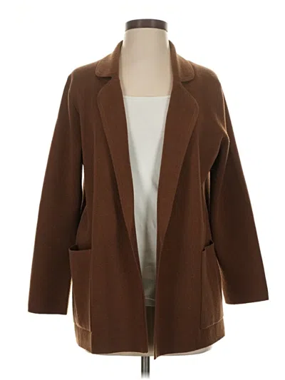 Pre-owned Jcrew Cardigan Sweater In Brown