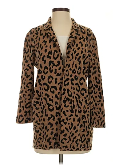 Pre-owned Jcrew Cardigan Sweater In Brown