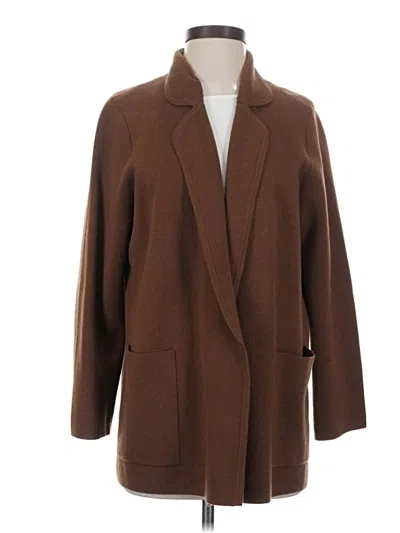 Pre-owned Jcrew Cardigan Sweater In Brown