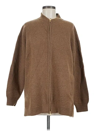 Jcrew Cardigan Sweater In Brown