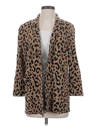 Pre-owned Jcrew Cardigan Sweater In Brown