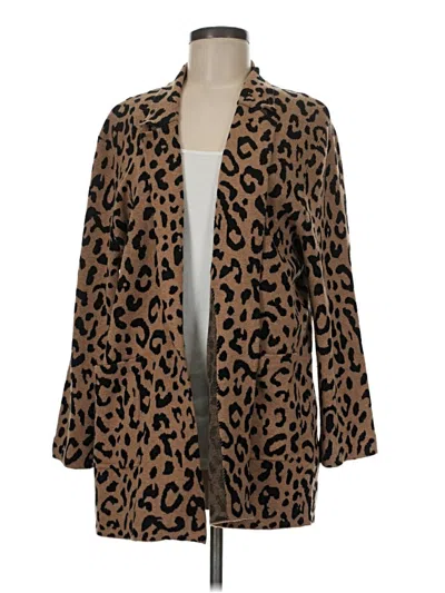 Pre-owned Jcrew Cardigan Sweater In Brown