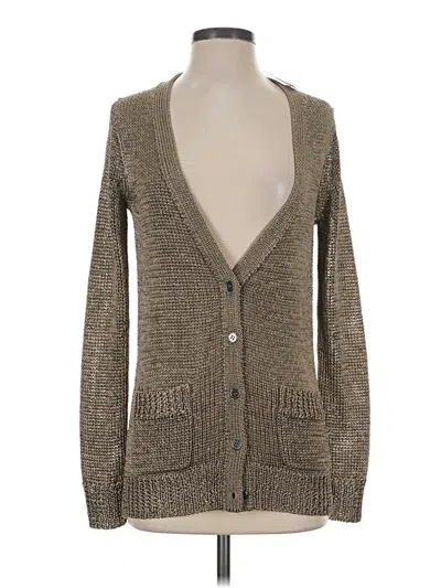 Pre-owned Jcrew Cardigan Sweater In Brown
