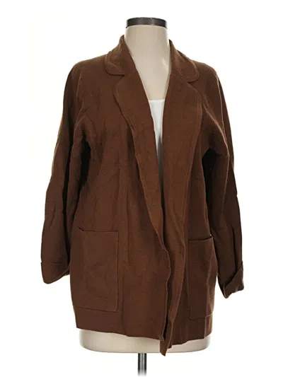 Pre-owned Jcrew Cardigan Sweater In Brown