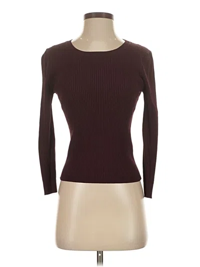 Pre-owned Jcrew Cardigan Sweater In Burgundy