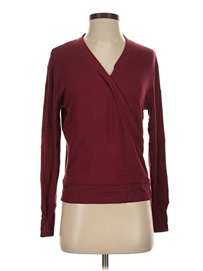 Pre-owned Jcrew Cardigan Sweater In Burgundy