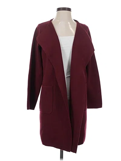 Pre-owned Jcrew Cardigan Sweater In Burgundy
