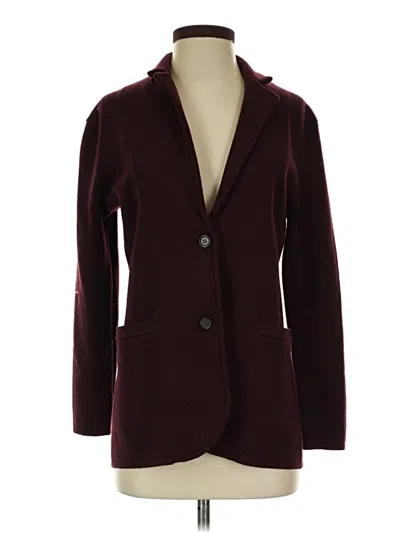 Pre-owned Jcrew Cardigan Sweater In Burgundy