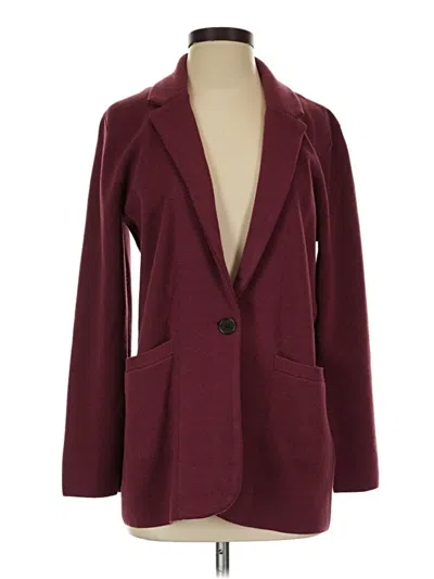 Pre-owned Jcrew Cardigan Sweater In Burgundy