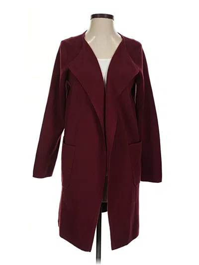 Pre-owned Jcrew Cardigan Sweater In Burgundy