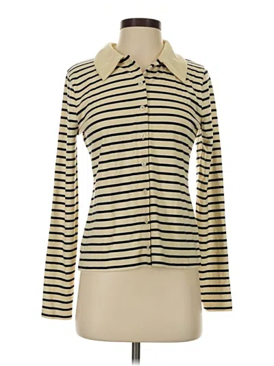 Pre-owned Jcrew Cardigan Sweater In Gold