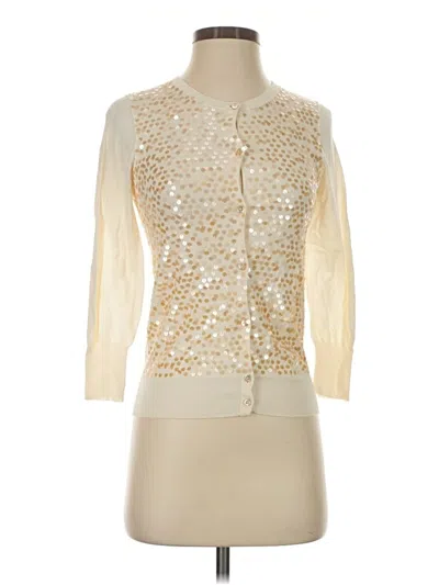 Pre-owned Jcrew Cardigan Sweater In Gold