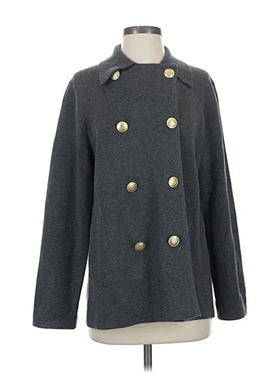 Pre-owned Jcrew Cardigan Sweater In Gray