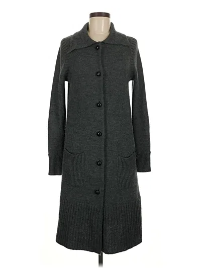 Pre-owned Jcrew Cardigan Sweater In Gray