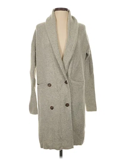 Pre-owned Jcrew Cardigan Sweater In Gray