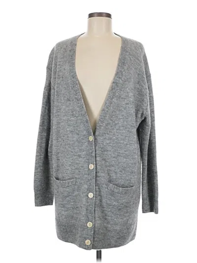 Pre-owned Jcrew Cardigan Sweater In Gray