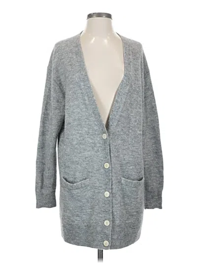 Pre-owned Jcrew Cardigan Sweater In Gray