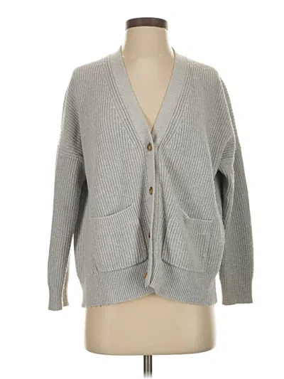 Pre-owned Jcrew Cardigan Sweater In Gray