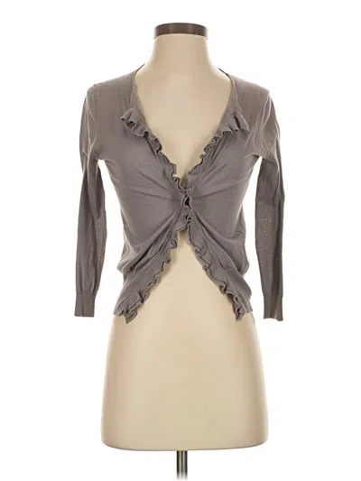 Pre-owned Jcrew Cardigan Sweater In Gray
